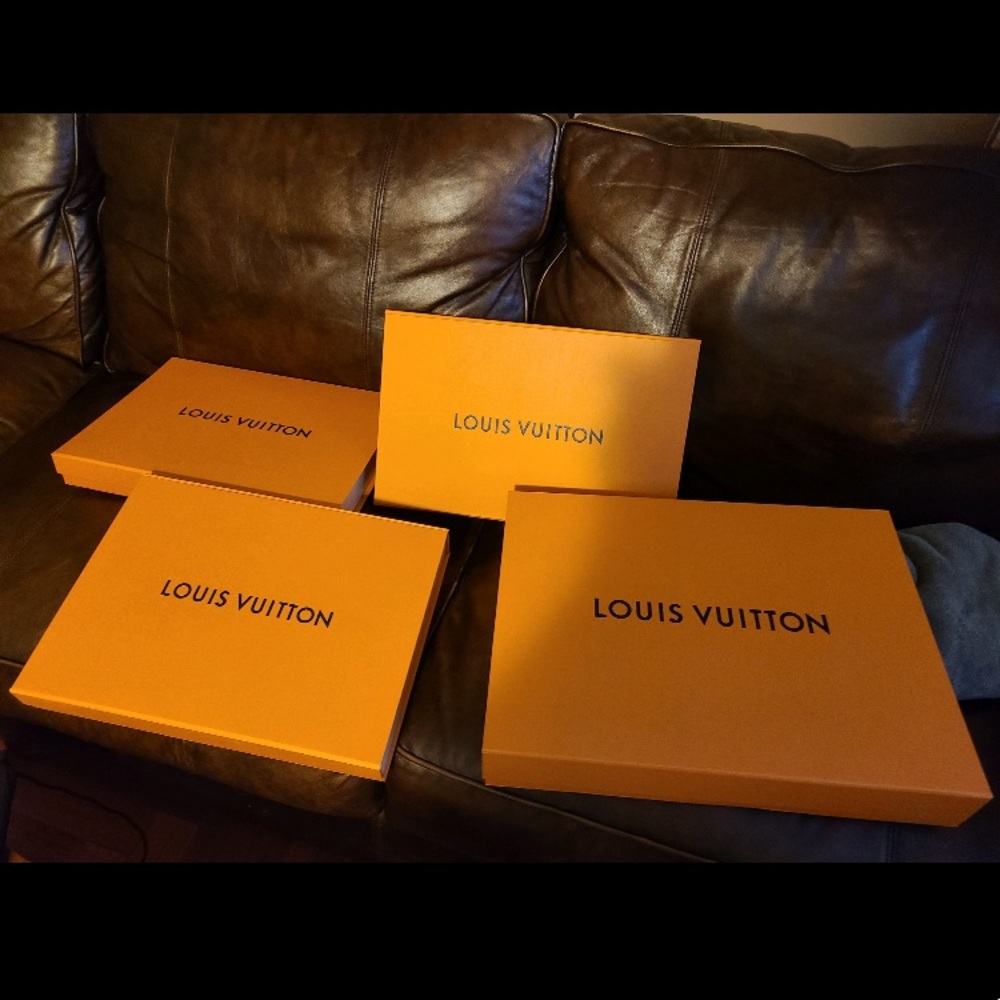 Luis Vuitton gift boxes